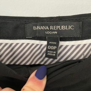 Banana Republic black Logan trouser - 00P